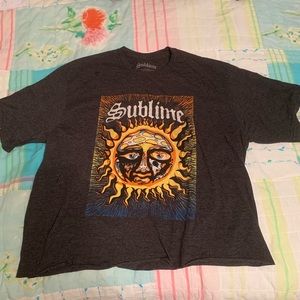 Vintage Sublime Distressed Oversized T-Shirt